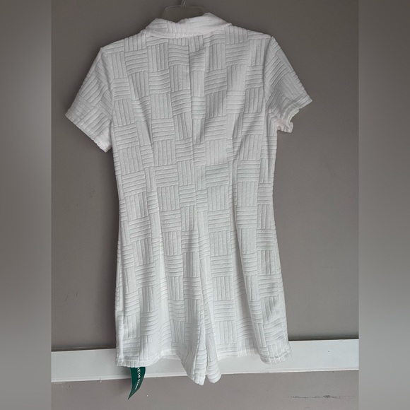 SHEIN White Textured Romper - Picture 6 of 7